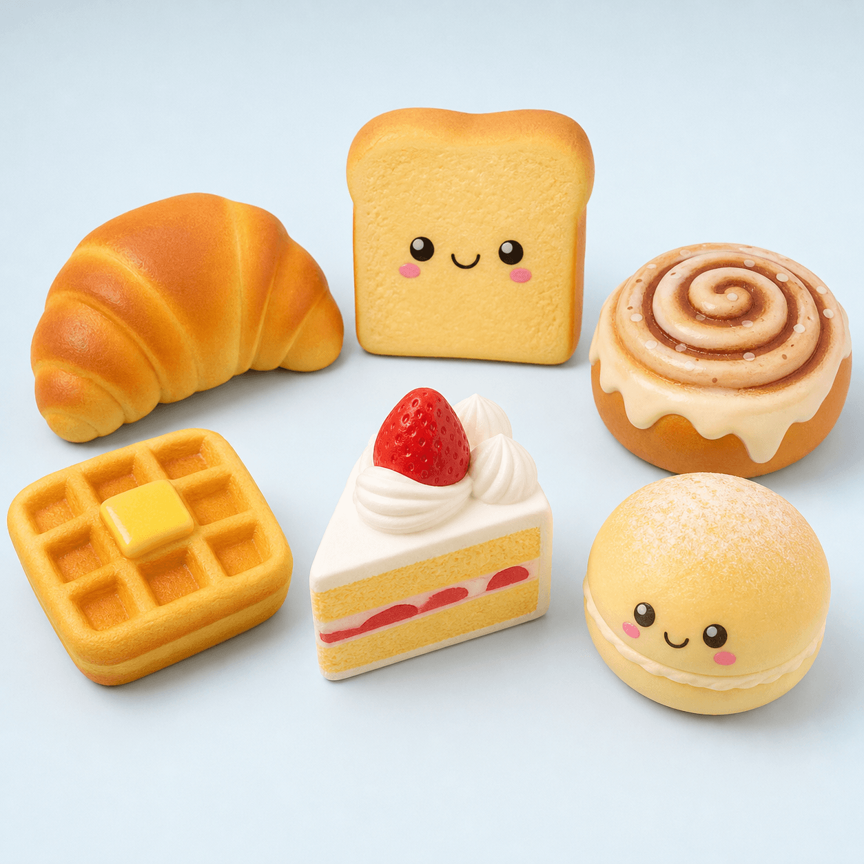 custom bakery food slow rise squishy toys wholesale manufacturer