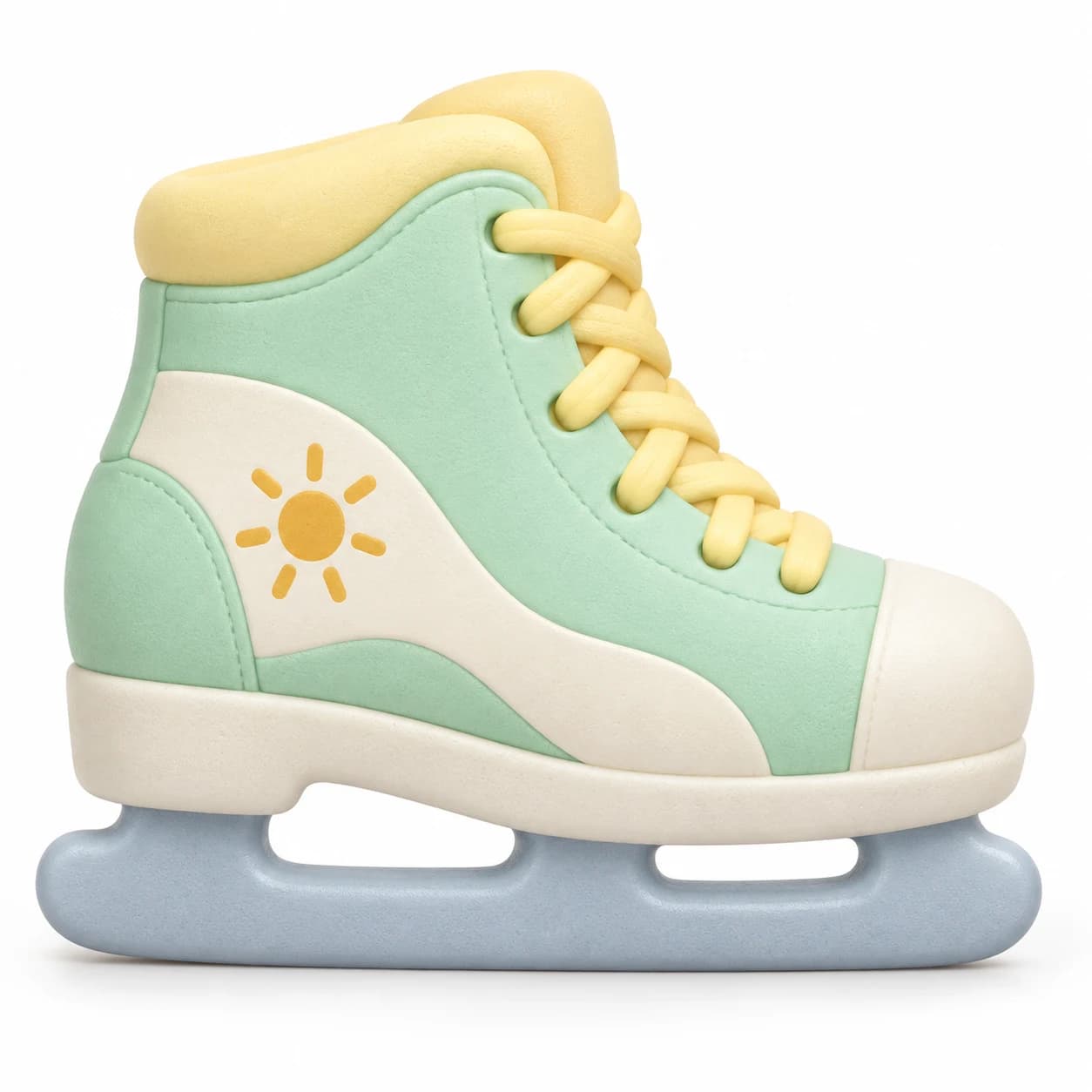 Custom PU Ice Skate Squishy Toy — Side view