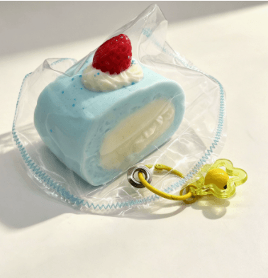 Dessert Cake PU Squishy Keychain Assortment 鈥?OEM customization reference