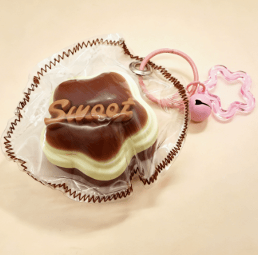 Dessert Cake PU Squishy Keychain Assortment 鈥?Retail packaging
