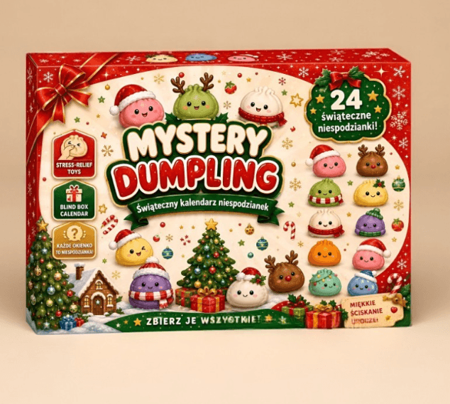 Christmas Mystery Dumpling Squishy Advent Calendar — Packaging reference