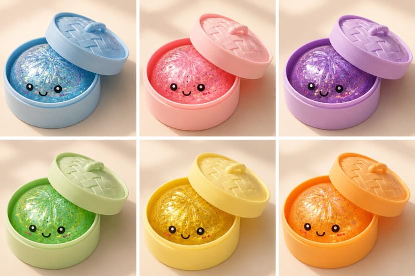 OEM Glitter Basket Squishy — Blue — OEM case study