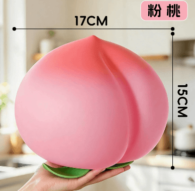 ready stock giant peach squishy wholesale jumbo fruit squeeze toy