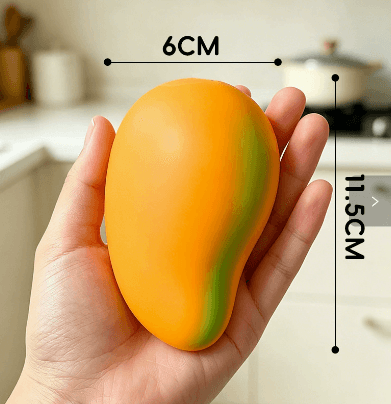 ready stock mango squishy fruit squeeze toy wholesale 11.5 cm
