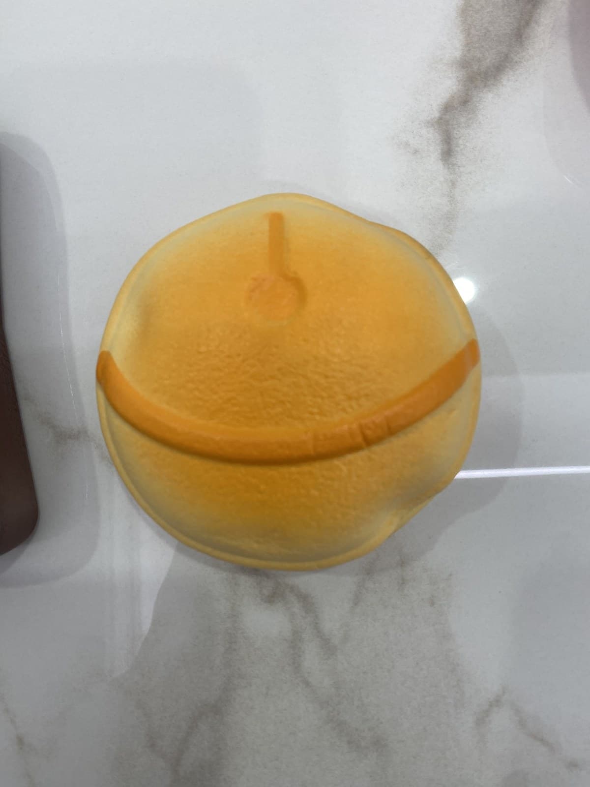Custom PU Food Squishy Toys — Realistic & Ultra-Slow Rising — Golden round design