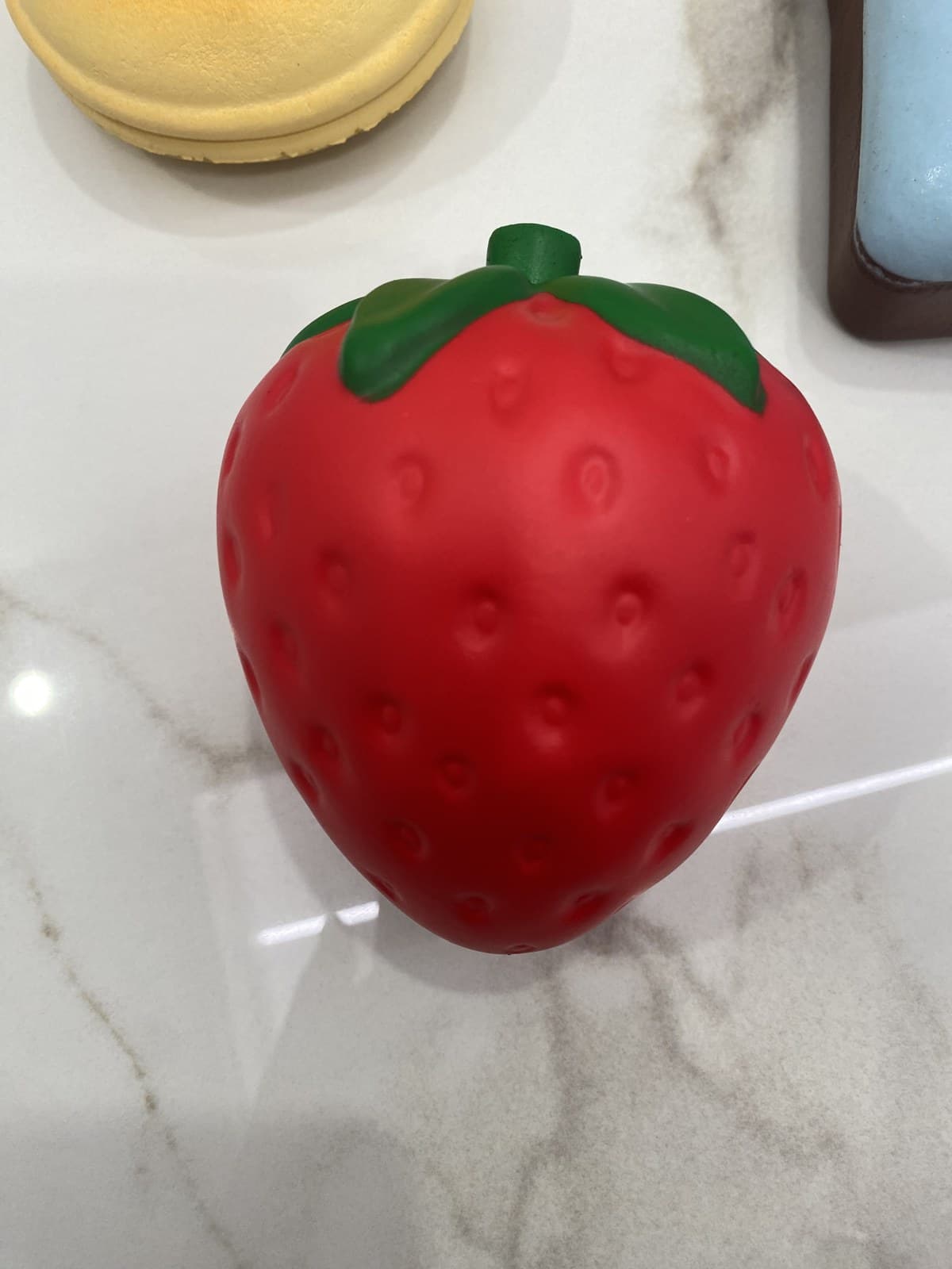 Custom PU Food Squishy Toys — Realistic & Ultra-Slow Rising — Strawberry