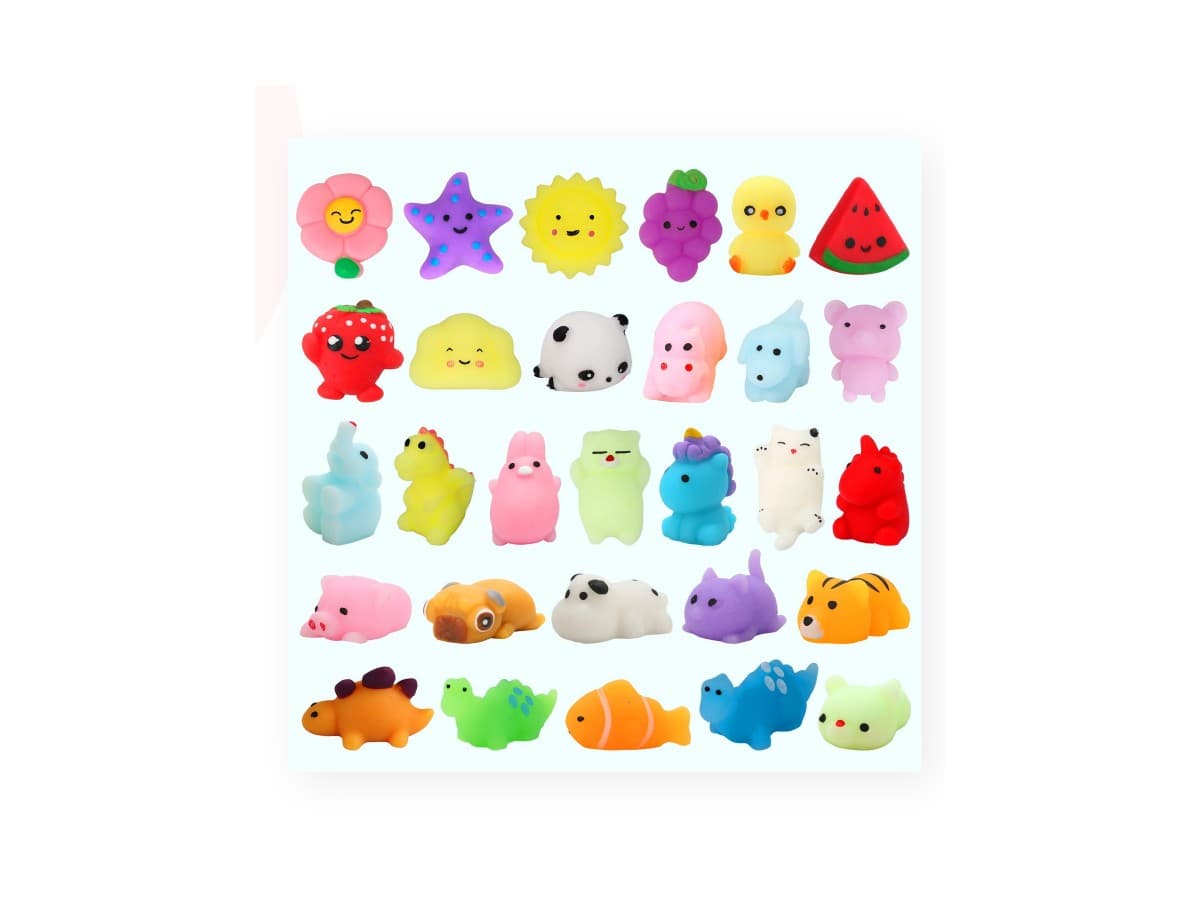 Mini animal squishy assortment