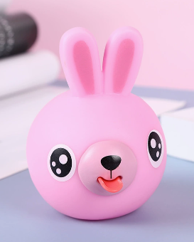 squeaky tongue popping animal squishy toy wholesale display box